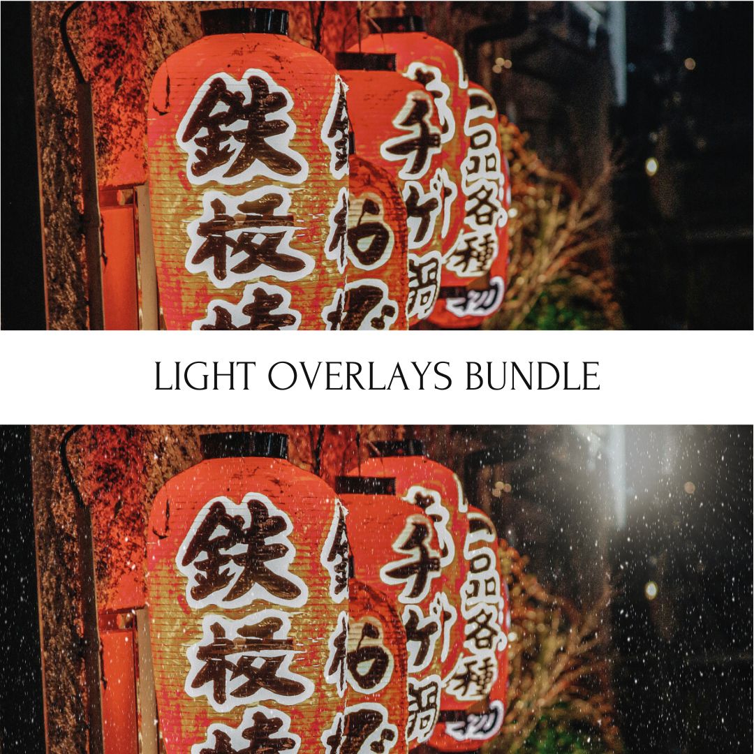 Light overlay bundle with a traditional Japanese lantern design.
