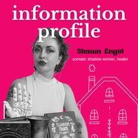 Book cover with a woman, books, and house illustration on a pink background