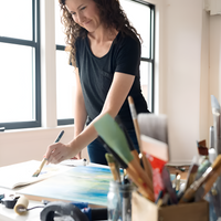 how to create an art business, how to make money painting, how to become a professional painter, how to paint for a living, painting coach, painting business support, artist business support