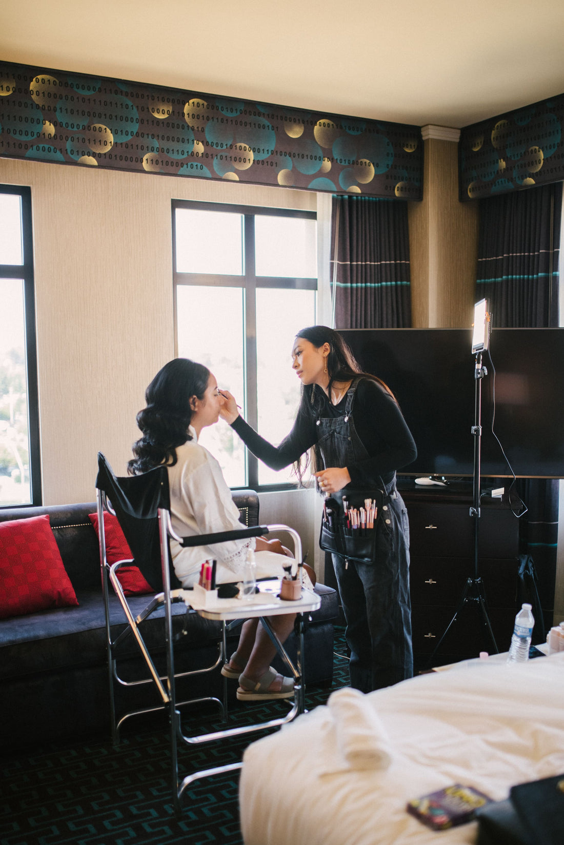 a day in the life of a bridal makeup artist - how to make a living as a makeup artist 